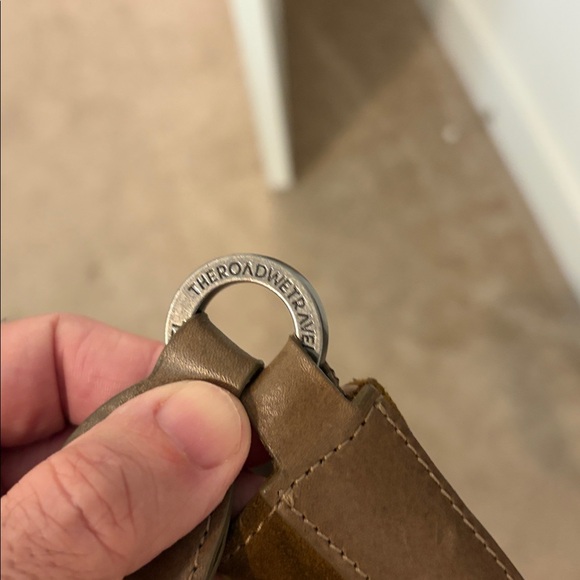 Joey Wolffer Suede Hobo Shoulder bag with Pewter and Stone inlay. - Picture 12 of 12